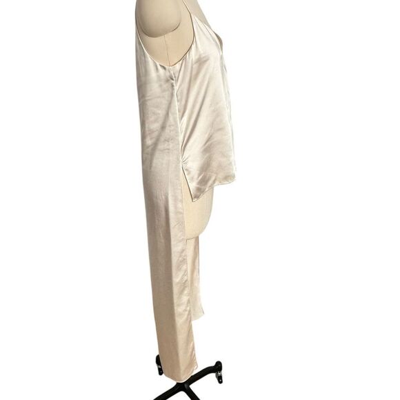 Obando Collective Cream Satin High Low Tank Top | Size 2 - Picture 5 of 10